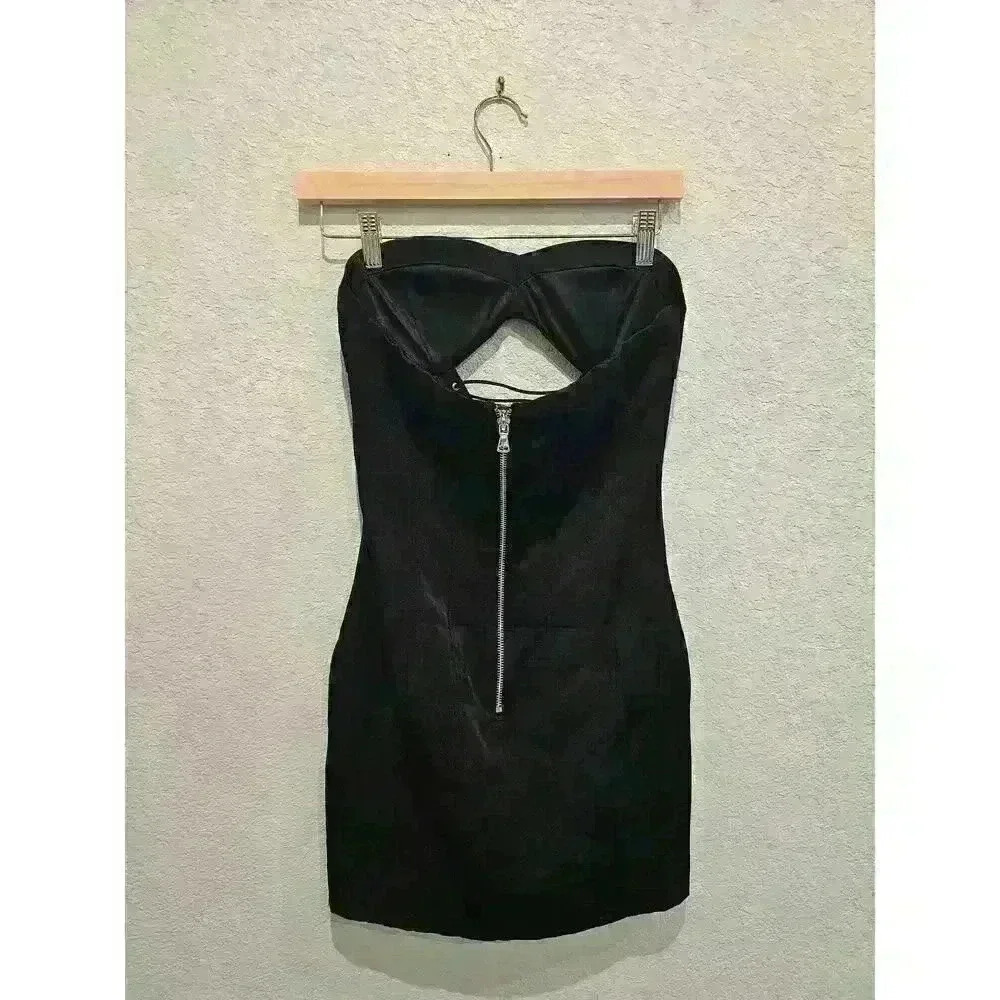 I. AM. GIA SUBRA CORSET DRESS BLACK SIZE SMALL - Picture 4 of 7